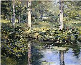 Theodore Robinson The Duck Pond painting
